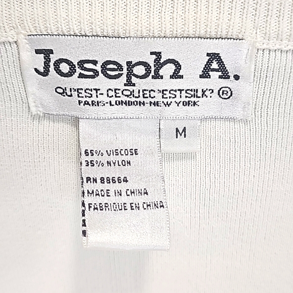 Joseph A. Women's Cardigan, Medium, Color White - Picture 8 of 8